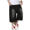 Ganzsommer-Stil, Hip-Hop, lockere, lockere, bedruckte Hose für Herren, Denim-Jeans-Shorts, Herren-Shorts in Übergröße 30–46 FS4941285p