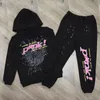 Spider Hoodie 555 Kids' Sp5der Kids Boys' Girls' High Quality Web Tracksuit Print Sweatshirts Pants 8393 QZFX MIK3 KNT1