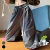 Frauen Shorts 2023 Frühling Und Herbst Amerikanische High Street Arbeitskleidung Hosen Eis Kühlen Casual Taille Drop Lose Breite Bein