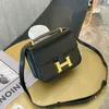 2023 New Women's Genuine Leather Small Square Flight Attendant Tofu Advanced Feeling Health Underarm number 764