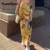 Skirts Y2K Vintage Long Skirt Printed Chic Elegant Women's 2023 Summer Fashion Casual Daily Streetwear Female Clothing