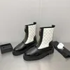 Sapatos de inverno botas de moda feminina tornozelo bordado elétrico artesanato elegante salto de couro botas curtas