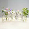 Vases Articulé fleur verre Vase tube à essai créatif porte-plante hydroponique conteneur salon bureau Table à manger Floral décor à la maison 231009