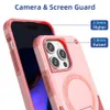 Hotting Multifunction Phone Cases For Iphone 15 14 Plus 13 12 Pro Max XSMAX XR Slide Camera Protection Heavy Duty 2 IN 1 Kickstand Magnetic Car Mount Case Back Cover