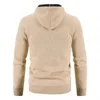 Männer Pullover Winter Dicke Strickjacke Herren Pullover Reißverschluss Mit Kapuze Mode Warme Slim Fit Gestrickte Pullover Männliche Fleece Hoodies Mäntel männer M-4Xl 231010