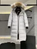 Canada Geese Piumino da uomo Parka Designer Donna Giacche lunghe sopra il ginocchio in pile Cappotto d'oca Mystique Parka invernale con cappuccio staccabile Uomo Canda Goose Jacket 6 60K3