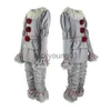 Costume a tema Film horror Bambini Halloween Cosplay Pennywise Clown Costume in maschera Carnevale Ragazzi Ragazze Aduit Resurrection Night Clown Outfit x1010