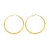 18k Yellow Fine Gold Surgical Steel Hinged Segment Hoop Ring Earrings Sleeper Lip Ear Nose Body Piercing 1PC276R