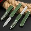 Nieuwe micro tech mini UTX70 Automatisch Mes D2 Blade Luchtvaart Aluminium Handvat Camping Outdoor Tactical Combat Zelfverdediging Messen UT85 UT88 BM 3400 4600 3300