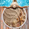 Handdoek Zeeschelp Zand Absorberend Bad Voor Badkamer Sauna Zacht Strand Yoga Sneldrogend Gezicht Home Essentials