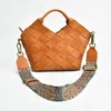 2023 Spring/Summer New Woven Headband Layer Plant Tanned Cowhide Handmade One Shoulder Crossbody Hobo Bag for Women 231010