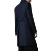 Mélanges de laine pour hommes manteaux de laine d'hiver printemps automne longueur moyenne affaires grande taille pardessus Double boutonnage Trench 4XL 231009