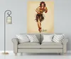 Sailor Jerry tatouage Aloha fille peintures Art Film impression soie affiche maison décoration murale 60x90 cm3080428