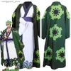 Thème Costume Roronoa Zoro Venez One Piece Cosplay Kimono Robe Costume Complet Halloween Carnaval Trafalgar Law Cosplay Venez Kimono Robe Q231010