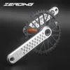 Bike Groupsets ZEROING Road Folding Bicycle Crankset 10 11 12speed GXP Single Chainring 40 42 44 48T With Bracket Bottom BSA For Gravel 231010