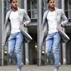 Men's Jackets Trendy trench coat men's coat lapel dragon and phoenix woolen mid-length coat T231010