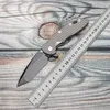 EVIL EYES Custom Hinderer XM-18 Складной нож Титановая ручка Высокая твердость Tanto CPM 20CV Лезвие Уличное оборудование Тактический карманный EDC Инструменты для выживания в кемпинге
