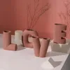 Vasi Nordic Creative Art Love Letter Stripe Vaso in ceramica Soggiorno Disposizione floreale Decorazione della casa