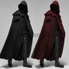 Thème Costume Cosplay Médiéval Hommes Costumes Chevalier Pirate Prince Gothique Rétro Cape À Capuchon Capes Longues Robes Vestes Manteau Carnaval Halloween x1010 x10