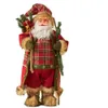 Decorazioni natalizie 45/30 cm Grande Babbo Natale Nonna Bambola di Natale Albero di Natale Ornamento Navidad Anno Decor Noel Regalo decorazioni per la casa 231010