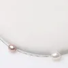 Hanger kettingen Zhboruini Fijne parel ketting 925 Sterling Silver Pearl Sieraden Natuurlijk zoetwaterparel Pearl Choker Hangers sieraden voor vrouwen cadeau 231010