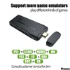 Lettori di giochi portatili M8 Console per videogiochi 2.4G Doppio controller wireless Stick 4K 20000 giochi 64Gb Retro per giochi Ps1/Gba Drop Acc Dhgre