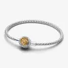 Bedelarmbanden Herfst Nieuwe Designer voor Vrouwen Sieraden Diy Fit Pandoras Armband Oorbel Gouden Ring Tronen IJsvuur Draken Dual Murano Glas Ketting AHG