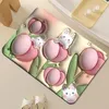 Carpets New 3D Visual Bath Mat Kawaii Non-slip Rug for Bathroom Cartoon Entrance Doormat Three-dimensional Floor Home Decor Tapis 231010