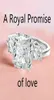 Zhenrong Koninklijke Bruiloft Sieraden Meghan Markle Prinses Megan Simulatie Diamanten Ring JHMI4418398