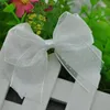 Kwiaty dekoracyjne 20 szt. Satinsheer Ribbon Bows Applique Wedding Equiques Crafts Dekoracje A205