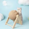 Gato móveis scratchers coçando bola brinquedo gatinho sisal corda placa moagem patas brinquedos gatos scratcher resistente ao desgaste suprimentos para animais de estimação 231010