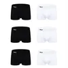 6Pcs Trunks Coton Logo Doux Sexy Hommes Sous-Vêtements Boxer Shorts Mode Long Hommes Boxershorts Sous-Vêtements Boxers Bikini 2021 Underpants281u