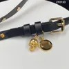 Designer Skull Choker Necklace Womens Men Leather Bracelets Luxury Short Chain Designed Jewelry Retro Design Black Gold Necklace Bracelet