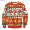 Dames Truien Nieuwe Herfst Winter Lelijke Kerst Truien Jumpers Tops Kerst Trui Mannen Vrouwen 3D Grappige Dinosaurus Print Trui met Capuchon SweatshirtL231010