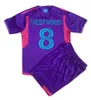 23 2024 Charlotte FC Swiderski Kids Kit Soccer Jerseys Bronico Copetti Byrne Bender Agyemang Away Purple Goalkeeper ConceptバージョンShird Seareves Uniforms 33