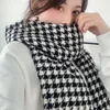 Autumn and winter solid color imitation cashmere scarf monochrome thickened long men and women tassel shawl warm scarf