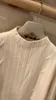 Womens Sweaters Winter loro piana Beige Cashmere Long Sleeve Sweaters