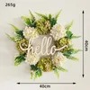 Kerstversiering 40 cm kunstmatige hortensia-krans Huisslinger Voordeurdecoratie Muurachtergrond Kerstdecoratie Hallo-krans 231010