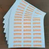 1000pcs 30x10 mm gwarancja ostrzegawcza, jeśli uszczelka zepsuta pieczęć zabezpieczająca Dowód krucha papierowa etykieta manipulacji Widoczna naprawa naklejki Guanantee Nieważne