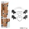 Jarretels Jarretels Hol Hart Lederen Been Kousenband Anti Slip Ring Harnas Vrouwen Meisje Verstelbaar Punk Rock Dij Kleding Ondergoed Dames Dhytf