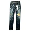 Designer Polar Summer Fall Fashion High Street Go Out Jeans Breathable Stretchy Patterned Denim Pants For Men And Women