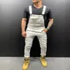 Herren Jeans modische Männer Hosenträger Denimhose Europa Amerika zerrissen Overalls 6 Farben hoher Taille Buttom Casual Lose Hi261z