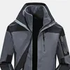 Utomhusjackor Hoodies Autumn Interchange Jacket Herrjacka yttre utomhus Casual tre i en eller två Set Top 231009