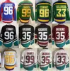 Retro Hockey Vintage 99 Adam Banks Trikot CCM Classic 35 Giguere 33 Greg Goldberg 96 Charlie Conway Ruhestand 1993 Film The Mighty Alle Nähte aus reiner Baumwolle atmungsaktiv