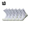 Chaussettes de sport 6 paires / lot ugupgrade sport anti-glisser soccer chaussettes de football coton mecs poignées calcetas antideslizantes de futbol 231009