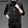 Men's Down Parkas COODRONY 90 White Duck Vest Men Clothing Winter Arrival Big Pocket Zipper Stand Collar Sleeveless Jackets Z8218 231009