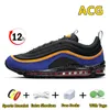 97 97s mens running shoes Blue Hero MSCHF x INRI Jesus Satan Sean Wotherspoon Red Leopard Pine Green Bred Reflective Easter Sky Men Women Trainers Sports Sneakers
