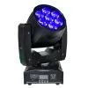 Tiptop 1pcs 95W LED Moving Head Zoom Light Mini Size 7x12W High Power RGBW 4in1 Färgblandning DMX 16 Channel Zoom LED STADE LL LL
