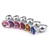 Adult Toys Mini Sexy Jelly Color Metal Anal Plug Dilator for Men and Women Fun Flirting Masturbation Gay 231010