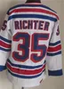 Retro Hockey Vintage 36 Glenn Anderson Jersey CCM 35 Mike Richter 10 Ron Duguay 22 Mike Gartner 23 Jeff Beukeboom Classic Retire 91-92 75th Anniversary Tymbroidery